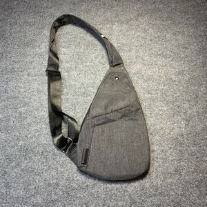Sling Bag Anti-Thief Crossbody Personal Pocket Bag Lightweight grey
